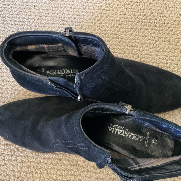 AQUATALIA VERO CUOIO, Women Boots Size 7.5, Color black Suede - Picture 4 of 7